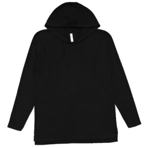 Fine Jersey Hooded Long Sleeve Raglan T-Shirt