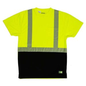 Hi-Vis Class 2 Color Blocked Pocket T-Shirt