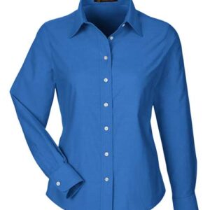 Women's Long Sleeve Oxford Dress Shirt