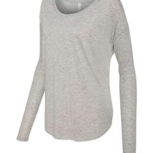 Women’s Flowy 2x1 Ribbed Long Sleeve Tee