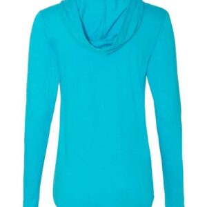 Women's Triblend Full-Zip Hooded Long Sleeve T-Shirt