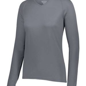 Women's Attain Wicking Long Sleeve V-Neck T-Shirt
