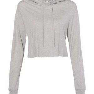Women’s Triblend Crop Long Sleeve Hoodie