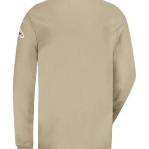 Long Sleeve Tagless Henley Shirt - Tall Sizes