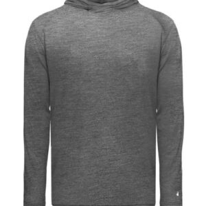 Youth Tri-Blend Surplice Hooded Long Sleeve T-Shirt