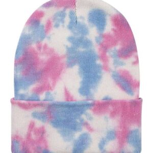 12" Tie-Dyed Cuffed Beanie