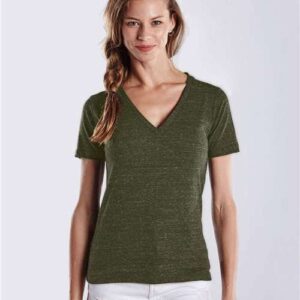 Women's V-Neck Overdyed Tee