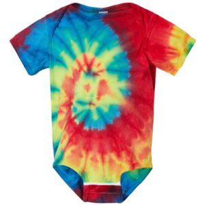 Infant Spiral Tie-Dyed Onesie