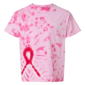 Unisex Awareness Ribbon Tie-Dyed T-Shirt