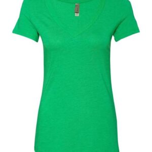 Women’s Triblend Deep V-Neck T-Shirt