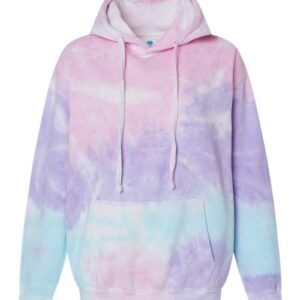 Unisex Tie-Dyed Hooded Sweatshirt