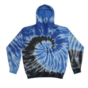 Unisex Tie-Dyed Cloud Fleece Hooded Sweatshirt