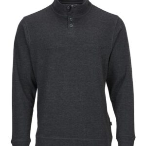 Men's French Terry Button Pullover