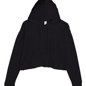 Women's Cropped Fleece Hooded Sweatshirt