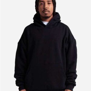 Men's Garment-Dyed Double Layer Reversible Hooded Sweatshirt