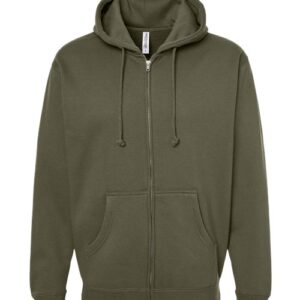 Unisex Heavyweight Full-Zip Hooded Sweatshirt