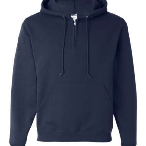 Unisex NuBlend® Quarter-Zip Hooded Sweatshirt