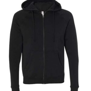 Unisex Special Blend Raglan Full-Zip Hooded Sweatshirt
