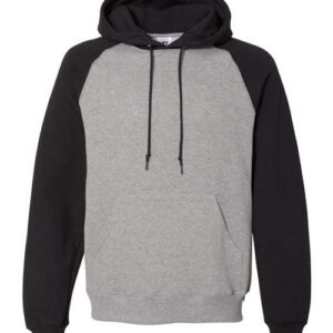 Unisex Dri Power® Colorblock Raglan Hooded Sweatshirt