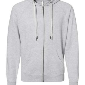 Unisex Icon Lightweight Loopback Terry Full-Zip Hooded Sweatshirt