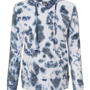 Women’s Courtney Burnout V-Notch Hooded Sweatshirt
