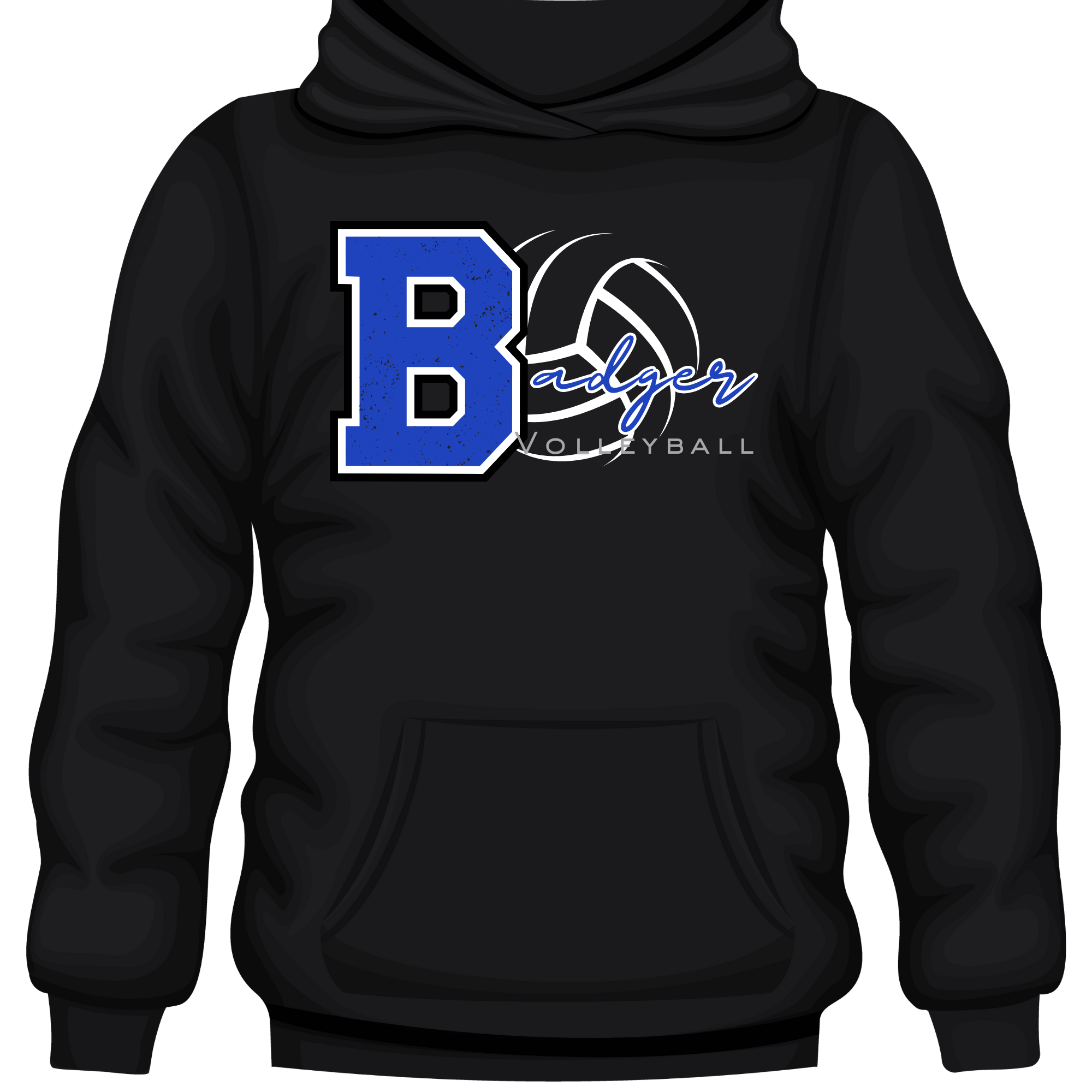 Badger Volleyball Hoodie
